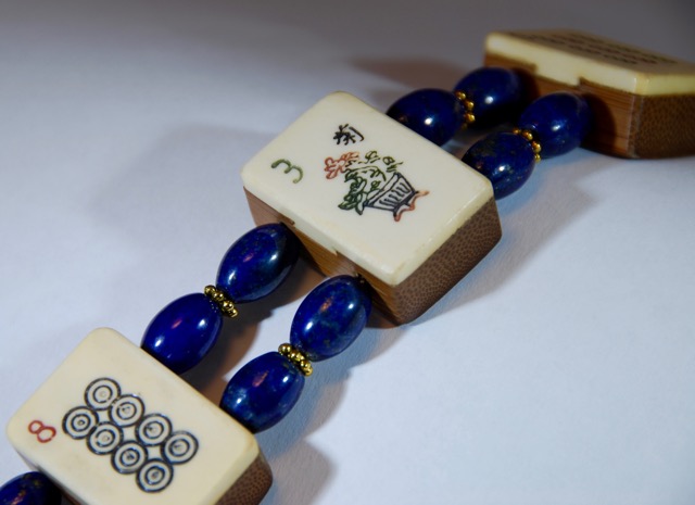 Blue Lapis Stone beads (Oblong)