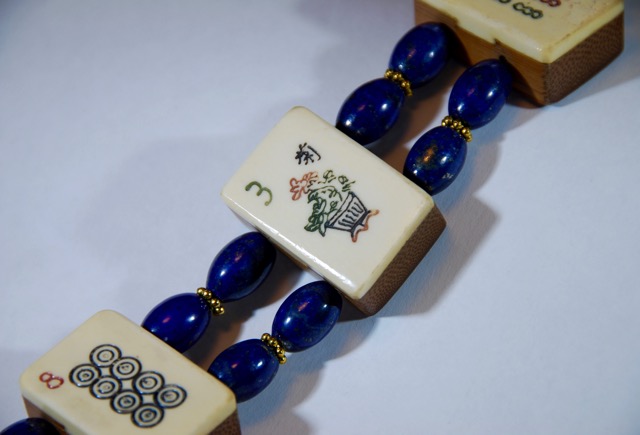 Blue Lapis Stone beads (Oblong)